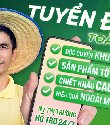 TUYỂN ĐẠI LÝ TRÊN TOÀN QUỐC
