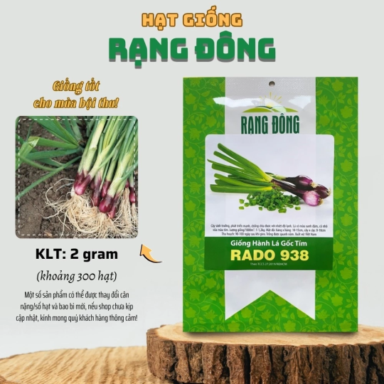 Hạt Giống Hành lá gốc tím